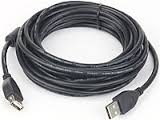 Мультимедійний кабель подовжувач USB2.0 А вилка-USB А розетка з ф / фільтром, довжина 5 м.